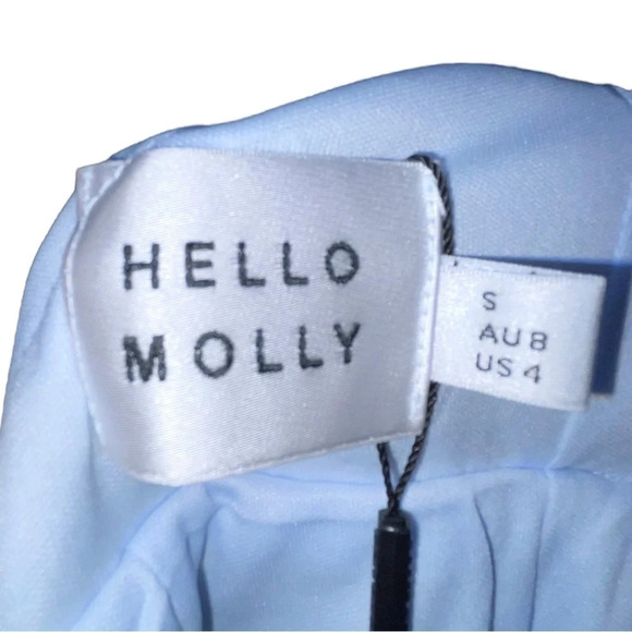 HELLO MOLLY Citadel Skies Mini Dress Silver Sequins Size 4 Prom Homecoming New - Picture 5 of 11